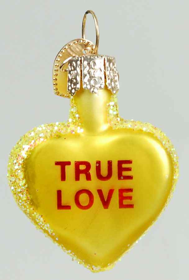 Hearts Heart-True Love - No Box 2e by Old World Christmas (Newer)-1
