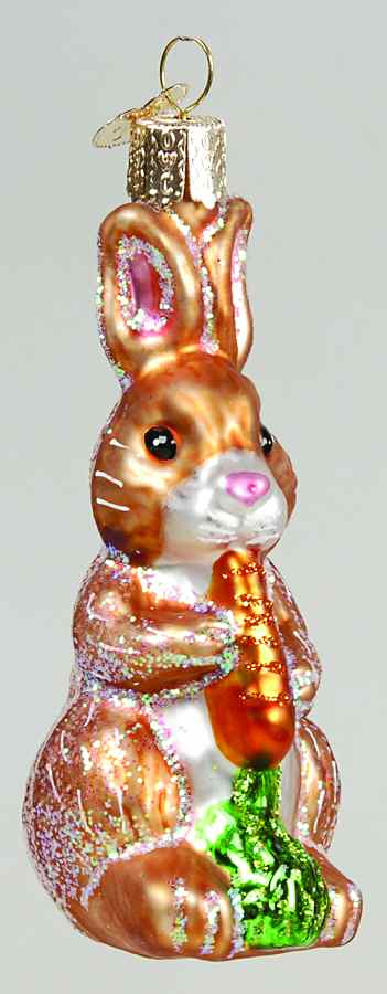 Easter Hungry Bunny-Brown - No Box by Old World Christmas (Newer)-1