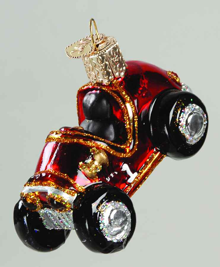 Old World Christmas Race Car - Nb1038, No Box by Old World Christmas (Newer)-1