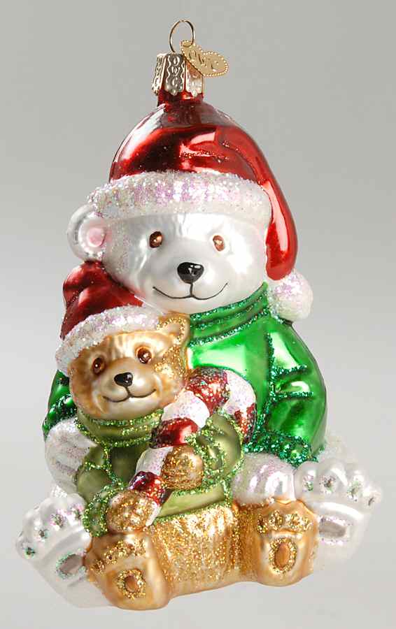 Old World Christmas Teddy Bear Buddies - No Box Nb1183 by Old World Christmas (Newer)-1