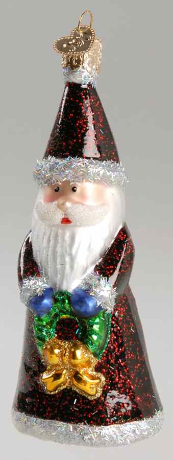 Santa and Mrs Claus Festive Father Christmas - No Box by Old World Christmas (Newer)-1