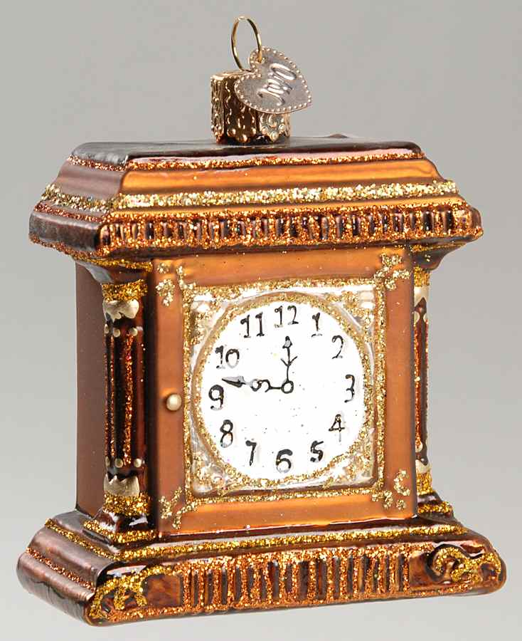 Old World Christmas Mantle Clock - No Box Nb1283 by Old World Christmas (Newer)-1