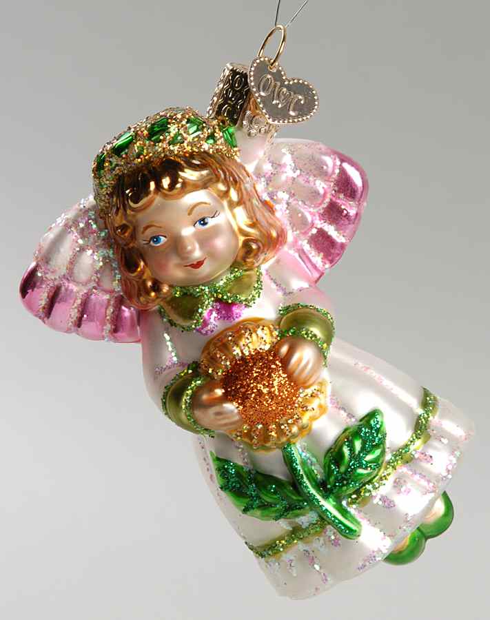 Angels Garden Cherub - No Box by Old World Christmas (Newer)-1