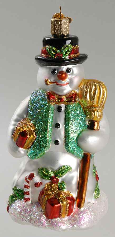Snowmen Merry Mr Snow - No Box by Old World Christmas (Newer)-1