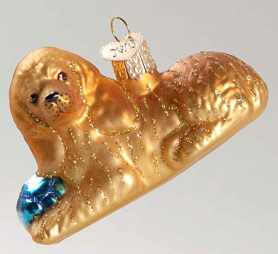 Animals Cockerspaniel - No Box by Old World Christmas (Newer)-1