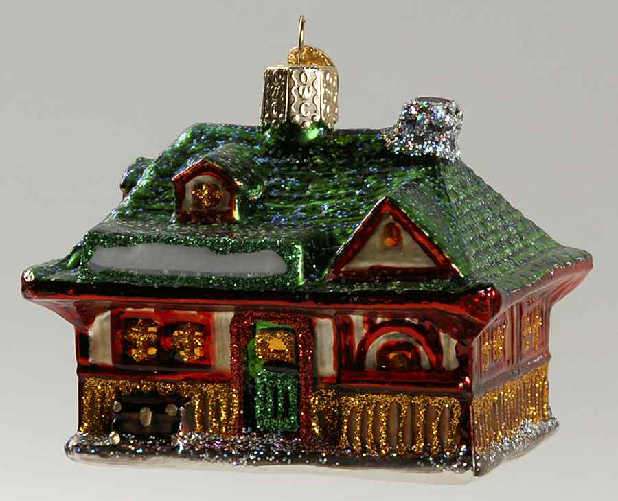 Old World Christmas Train Station - No Box Nb1229 by Old World Christmas (Newer)-1