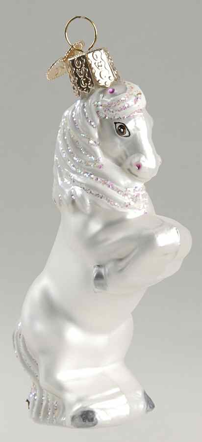 Animals Horse - White - No Box 67d by Old World Christmas (Newer)-1