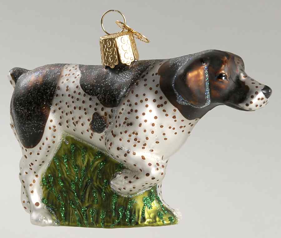 Animals German Shorthair-Dark - No Box by Old World Christmas (Newer)-1
