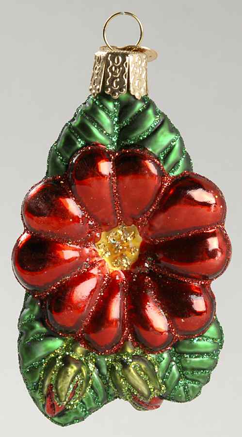 Old World Christmas Christmas Rose-Red - Nb976, No Box by Old World Christmas (Newer)-1