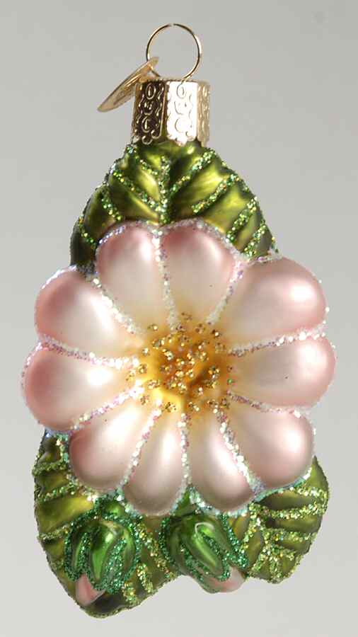 Old World Christmas Christmas Rose-Pink - Nb978, No Box by Old World Christmas (Newer)-1