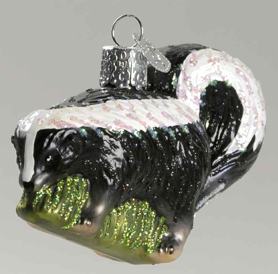 Old World Christmas Skunk - No Box Nb1198 by Old World Christmas (Newer)-1