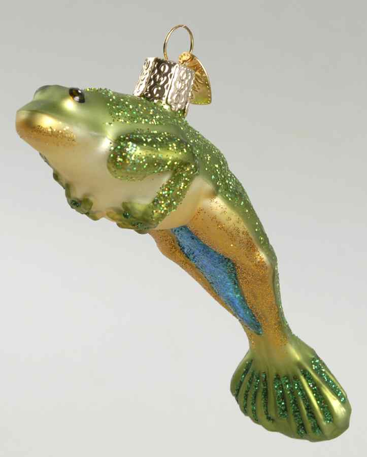 Fish and Marine Life Jumping Frog - No Box by Old World Christmas (Newer)-1