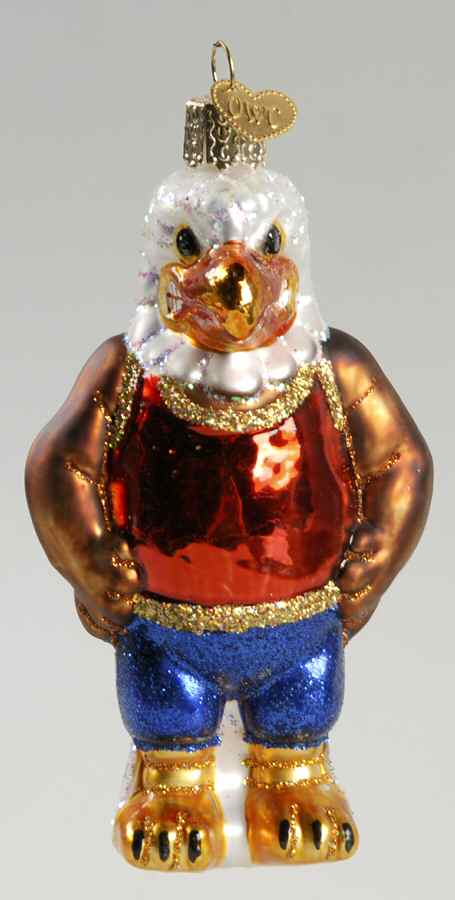 Old World Christmas Eagle Mascot - No Box Nb1524 by Old World Christmas (Newer)-1