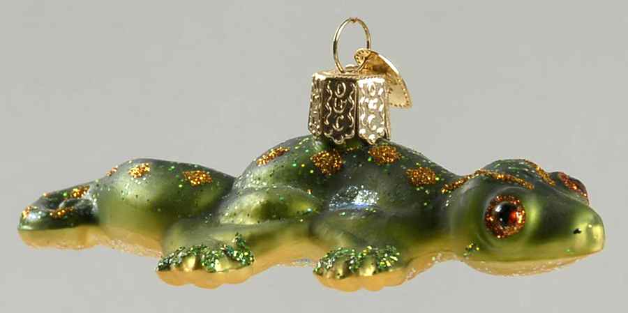Old World Christmas Gecko-Green - No Box Nb1416 by Old World Christmas (Newer)-1