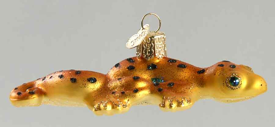 Old World Christmas Gecko-Orange - No Box Nb1417 by Old World Christmas (Newer)-1