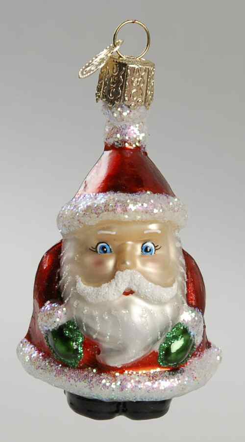 Old World Christmas Mini Santa-Red - No Box Nb1466 by Old World Christmas (Newer)-1