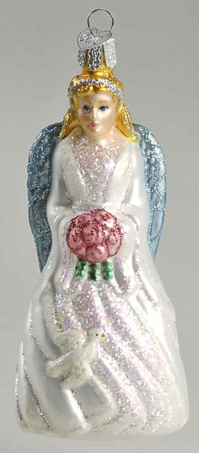 Love & Wedding Wedding Angel - No Box by Old World Christmas (Newer)-1