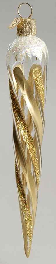 Old World Christmas Golden Icicle - No Box Nb1451 by Old World Christmas (Newer)-1