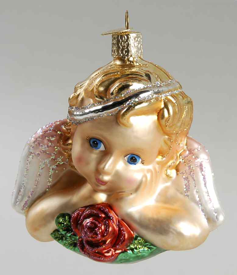 Angels Cherub Bust-Blond - No Box by Old World Christmas (Newer)-1