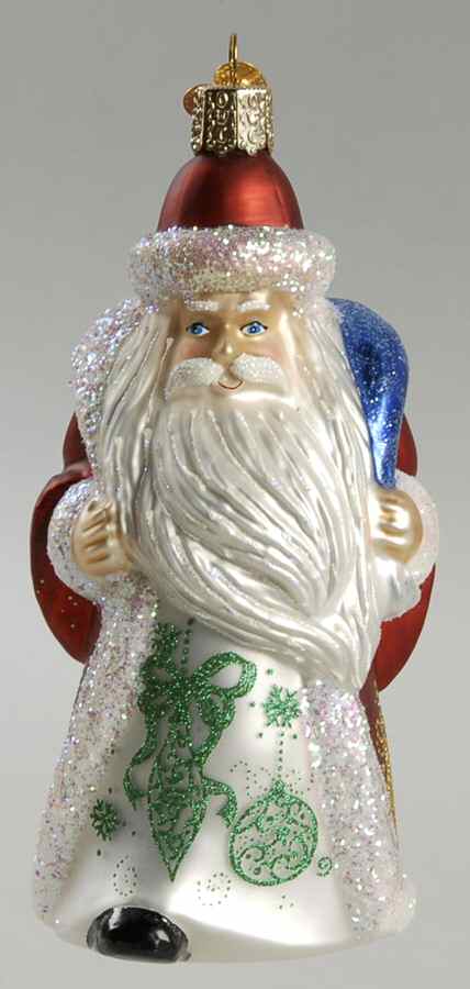 Old World Christmas Glistening Ornaments Santa - No Box Nb1458 by Old World Christmas (Newer)-1