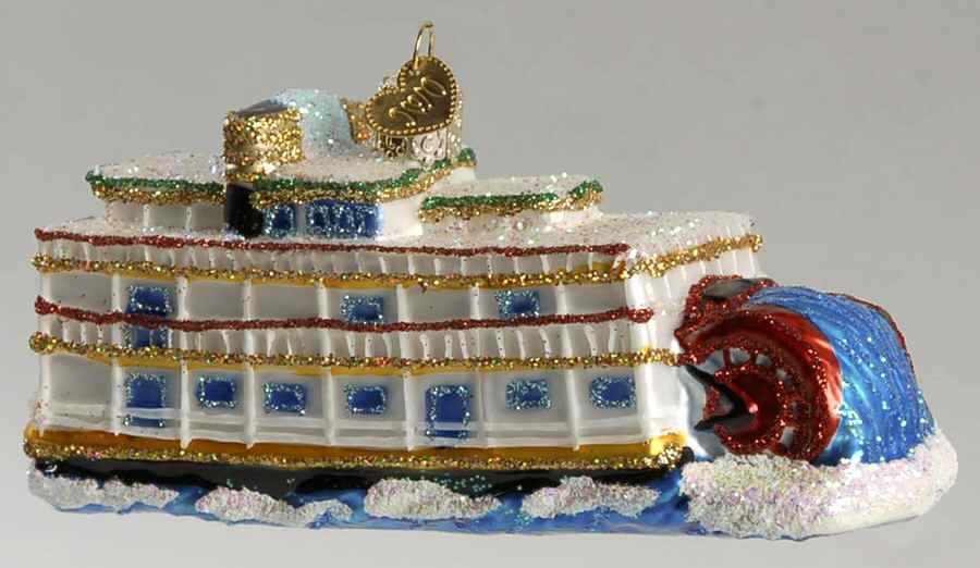 Old World Christmas Riverboat - No Box Nb1526 by Old World Christmas (Newer)-1