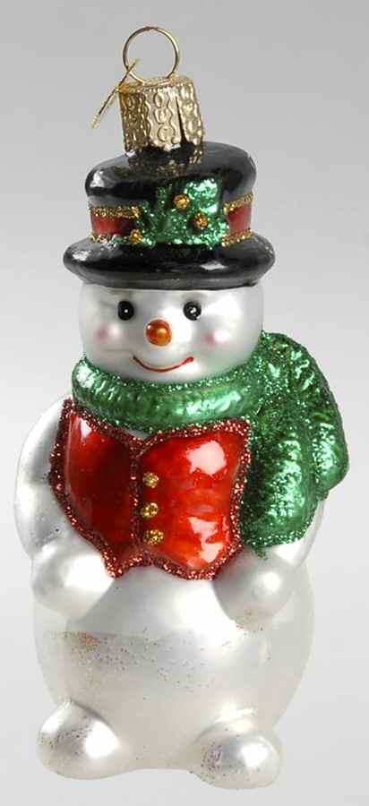 Snowmen Chilly Billy Snowman - No Box by Old World Christmas (Newer)-1
