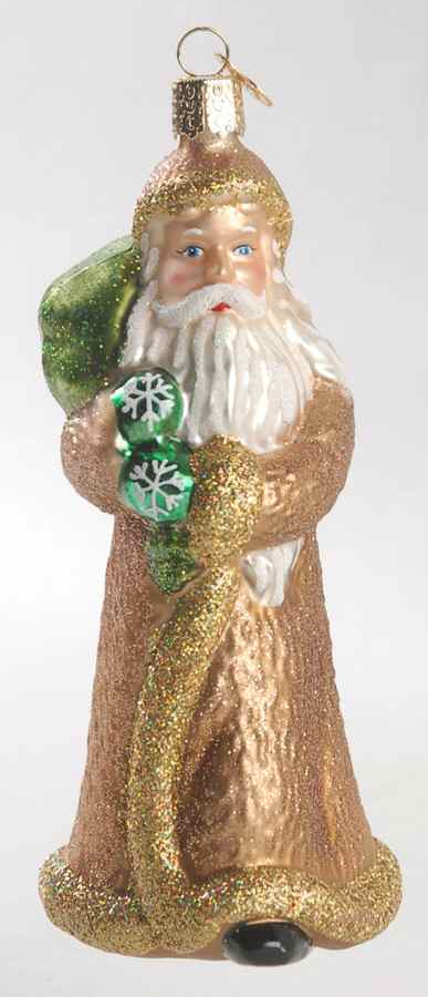 Old World Christmas Pelznickel - German Fur Santa - No Box Nb1664 by Old World Christmas (Newer)-1