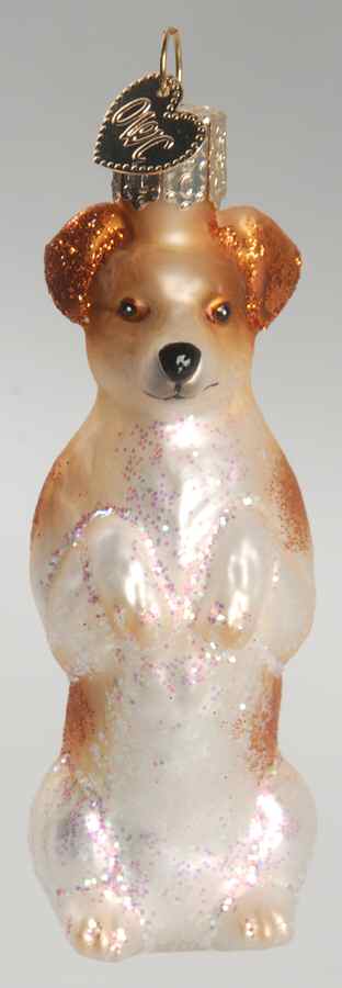 Old World Christmas Rough Coated Jack Russell - No Box Nb1578 by Old World Christmas (Newer)-1