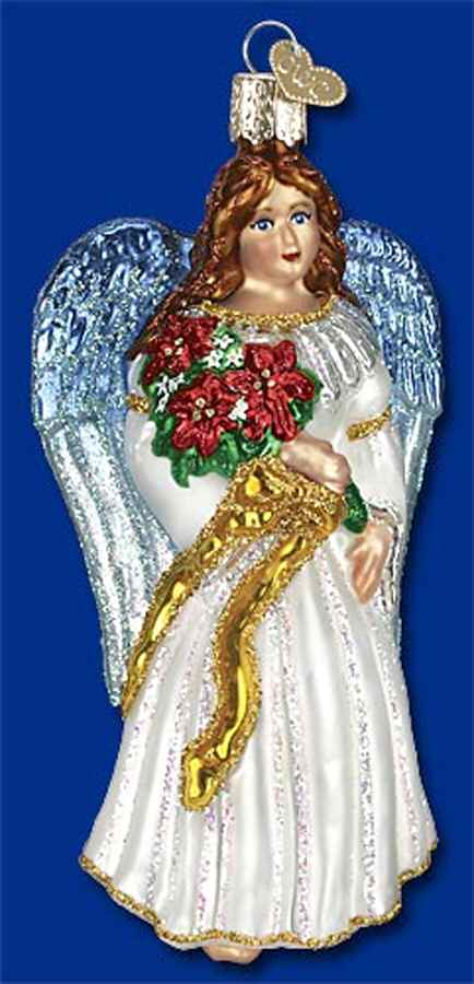 Old World Christmas Floral Angel - No Box Nb1697 by Old World Christmas (Newer)-1
