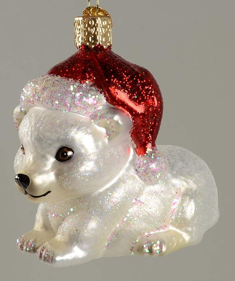 Old World Christmas Christmas Polar Bear - No Box Nb2367 by Old World Christmas (Newer)-1