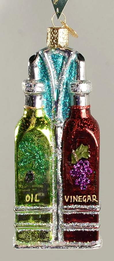 Food and Drink Oil And Vinegar Cruets - No Box by Old World Christmas (Newer)-1
