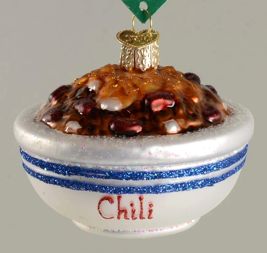 Old World Christmas Bowl Of Chili - No Box Nb2481 by Old World Christmas (Newer)-1