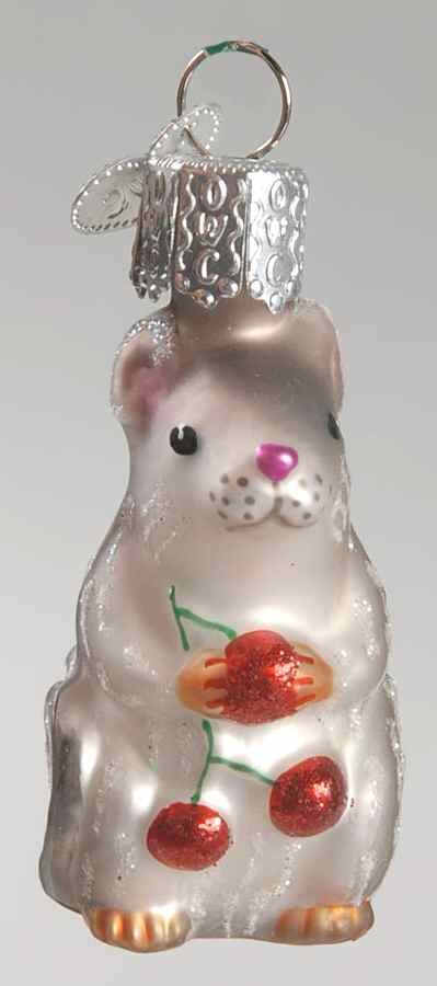 Animals Mouse-Grey - No Box by Old World Christmas (Newer)-1