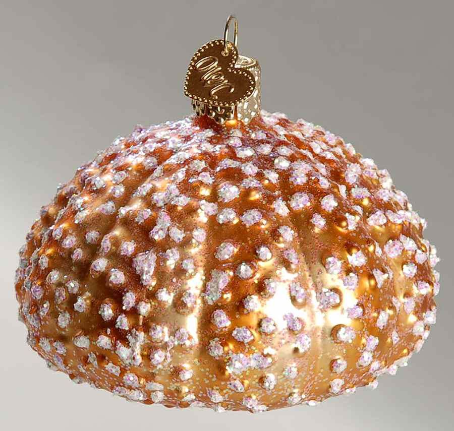 Old World Christmas Sea Urchin-Gold - No Box Nb1897 by Old World Christmas (Newer)-1