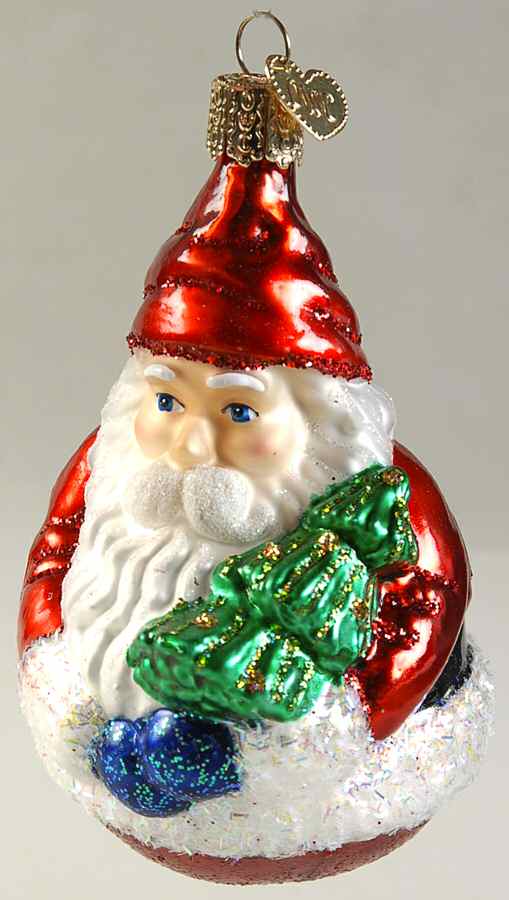 Old World Christmas Roly-Poly Santa - No Box Nb1787 by Old World Christmas (Newer)-1