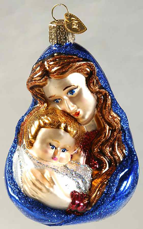 Old World Christmas Mother And Child - No Box Nb1696 by Old World Christmas (Newer)-1