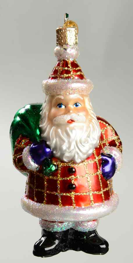 Old World Christmas Mackinaw Santa - No Box Nb1793 by Old World Christmas (Newer)-1