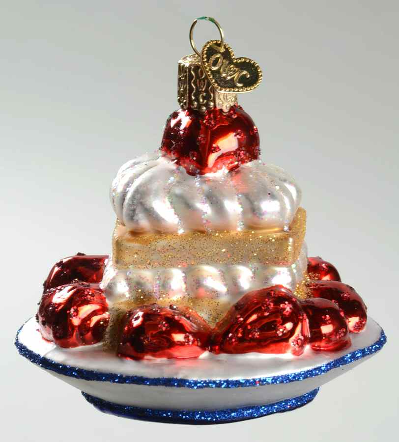 Old World Christmas Strawberry Shortcake - No Box Nb1762 by Old World Christmas (Newer)-1