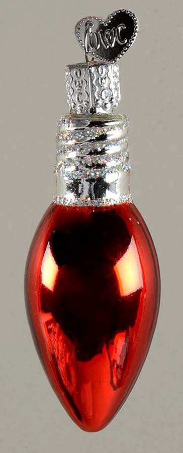 Old World Christmas Christmas Bulb-Red - No Box Nb2486 by Old World Christmas (Newer)-1