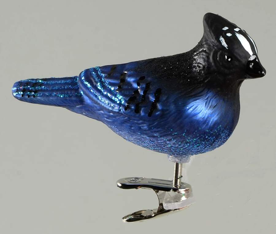 Old World Christmas Stellar's Jay - No Box Nb2524 by Old World Christmas (Newer)-1