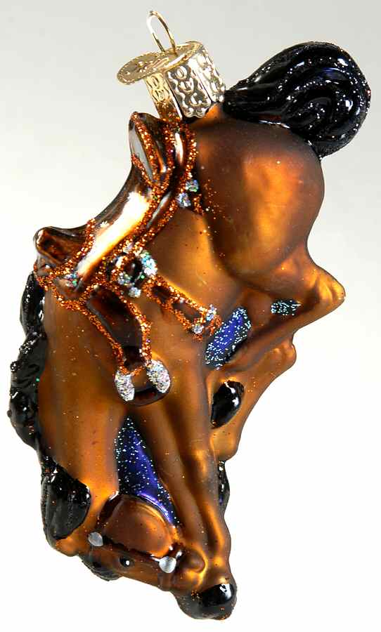 Old World Christmas Bucking Bronc - Brown  - No Box Nb1923 by Old World Christmas (Newer)-1
