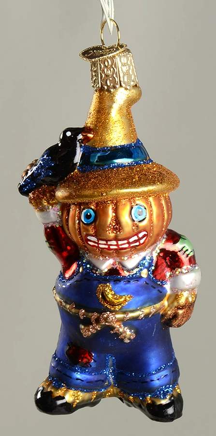 Halloween Punkin Scarecrow - No Box by Old World Christmas (Newer)-1