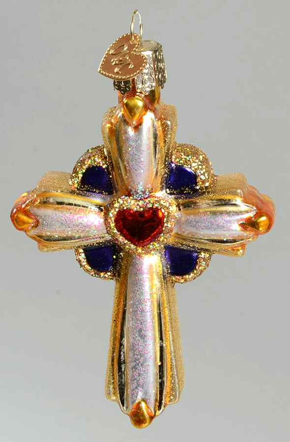Old World Christmas Romantic Cross - No Box Nb1982 by Old World Christmas (Newer)-1