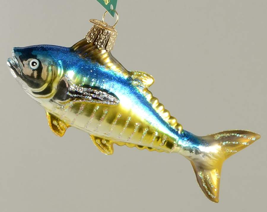 Old World Christmas Yellowfin Tuna - No Box Nb2550 by Old World Christmas (Newer)-1