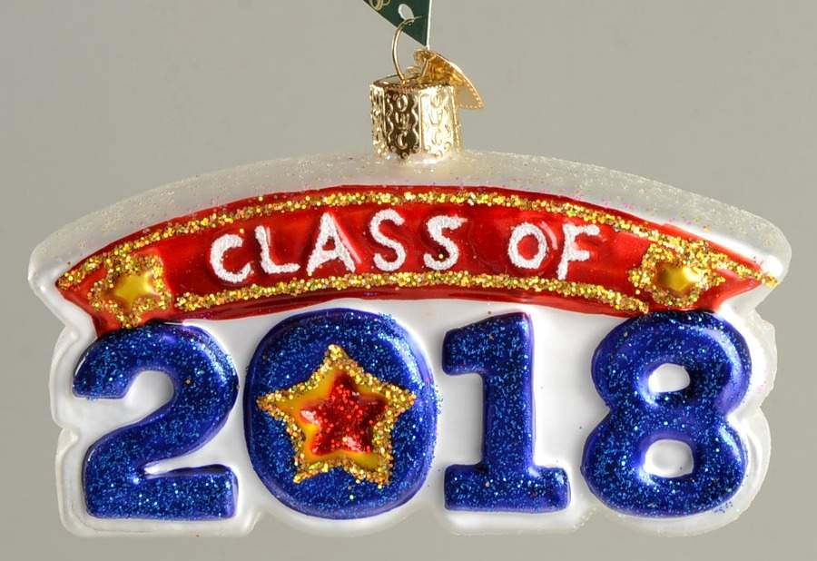Class Of Class Of 2018 - No Box Nb2018 by Old World Christmas (Newer)-1