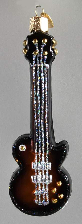 Music Bass Guitar - No Box by Old World Christmas (Newer)-1