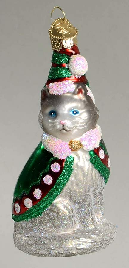 Animals Elf Kitty - No Box by Old World Christmas (Newer)-1