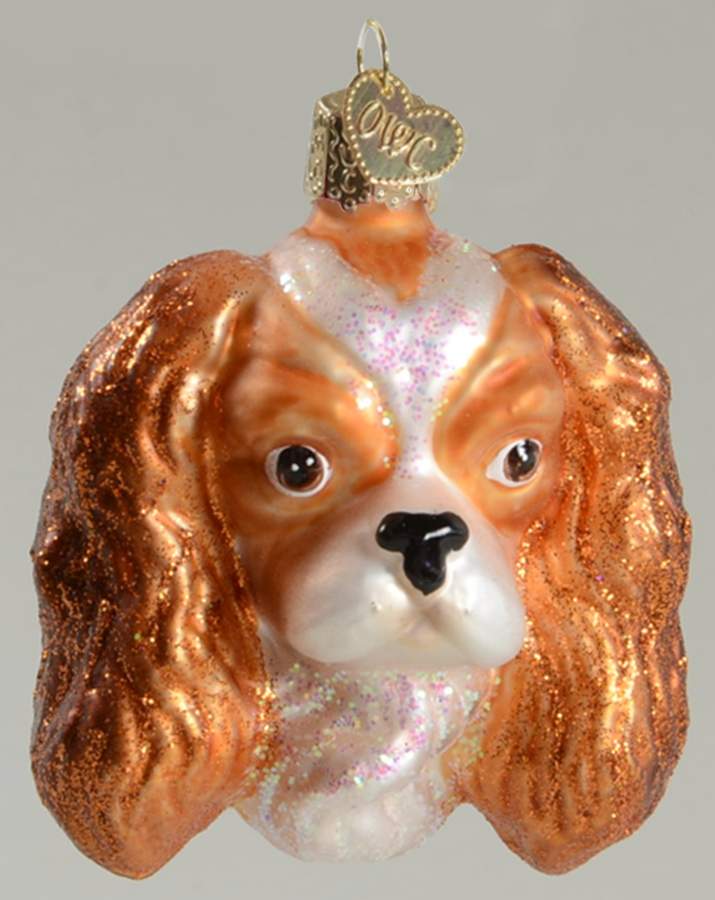 Old World Christmas King Charles Spaniel - No Box Nb2057 by Old World Christmas (Newer)-1
