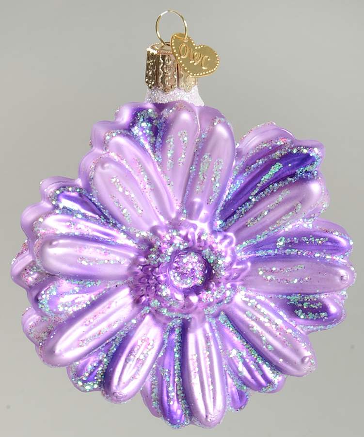 Old World Christmas Andy's Daisy - Lavender - No Box Nb2128 by Old World Christmas (Newer)-1