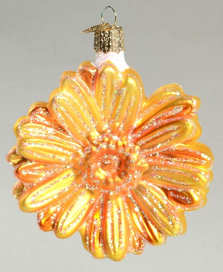 Old World Christmas Andy's Daisy - Yellow - No Box Nb2127 by Old World Christmas (Newer)-1